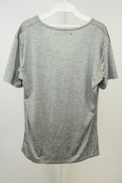 画像2: SEANA / ドレープネックスムースTシャツ L グレー T-26-05-23-005-SE-ts-YM-ZT (2)