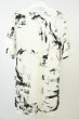 画像2: SEANA / 総柄プリントUネックロングTシャツ XL ホワイト T-26-05-23-001-SE-ts-YM-ZT (2)