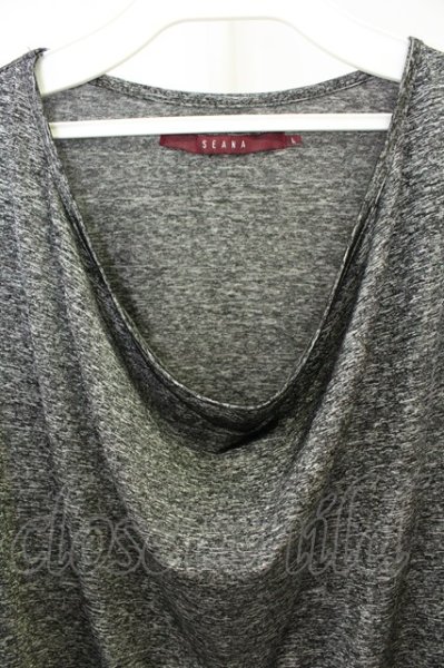 画像3: SEANA / ドレープネックスムースTシャツ L ミックス T-26-05-23-009-SE-ts-YM-ZT (3)