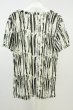 画像2: SEANA / ジッププリントVネックTシャツ L ホワイト T-26-05-23-002-SE-ts-YM-ZT (2)