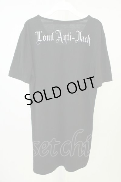 画像2: SEANA / レオパードクロスロングTシャツ L ブラック T-26-05-23-020-SE-ts-YM-ZT (2)