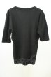 画像2: NO ID. / フライスVネックTシャツ 1 ブラック T-26-05-23-022-NO-ts-YM-ZT (2)