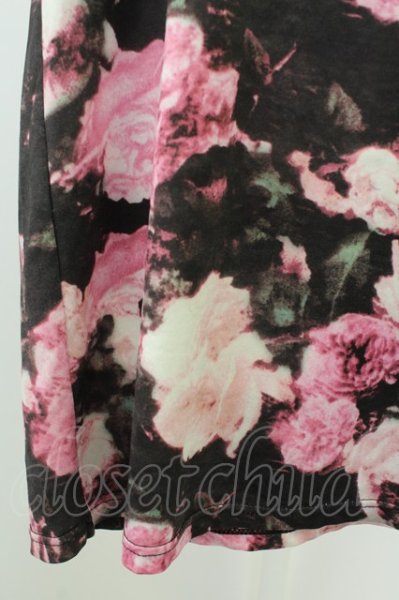 画像4: Wrouge / フラワーパターンポケットＴシャツ M ピンク T-26-05-23-023-Wr-ts-YM-ZT (4)