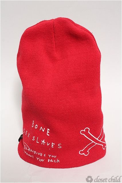 90 オフ Guernika キャップ ボーンプリントニット メンズクローゼットチャイルド