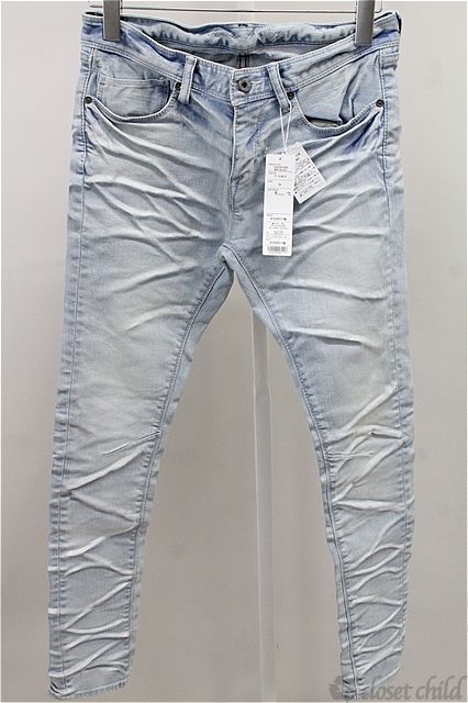 Gostar De Fuga パンツ パールバインダー加工ストレッチスキニーデニム