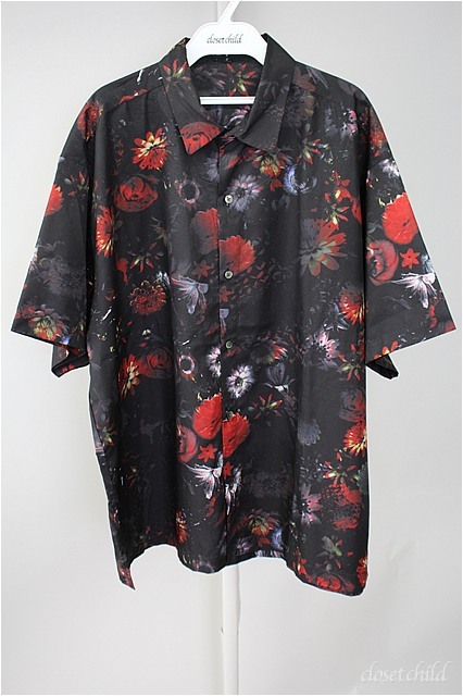10 オフ No Id Black Tシャツ 花柄ショートカラーbig Sh メンズ