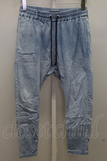 5 オフ No Id パンツ ニットデニムトラックサルエルスキニーｐｔ メンズクローゼットチャイルド