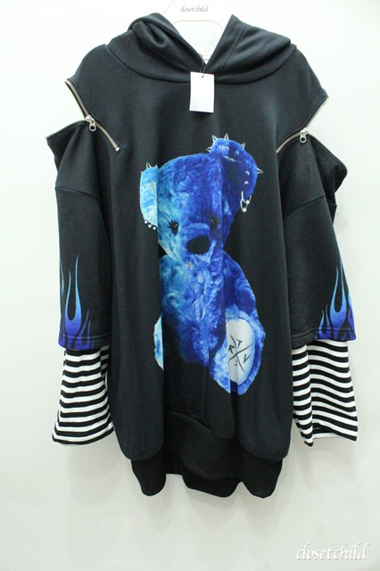 Travas Tokyo パーカー 蒼井叶コラボ Kanau Bear Hoodie メンズクローゼットチャイルド Travas Tokyo パーカー 蒼井叶コラボ Kanau Bear Hoodie メンズクローゼットチャイルド