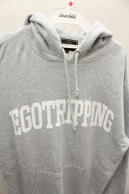 SALE】EGO TRIPPING パーカー.ロゴプリントプルオーバー - メンズ