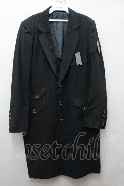 【SALE】SWITCHBLADE ジャケット.3B PATCHWORK CROSS COAT【美品Lサイズ】 /ブラック/L