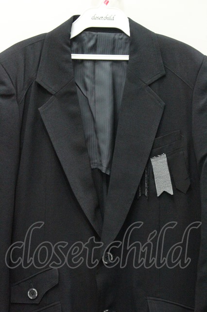 【SALE】SWITCHBLADE ジャケット.3B PATCHWORK CROSS COAT【美品Lサイズ】 /ブラック/L