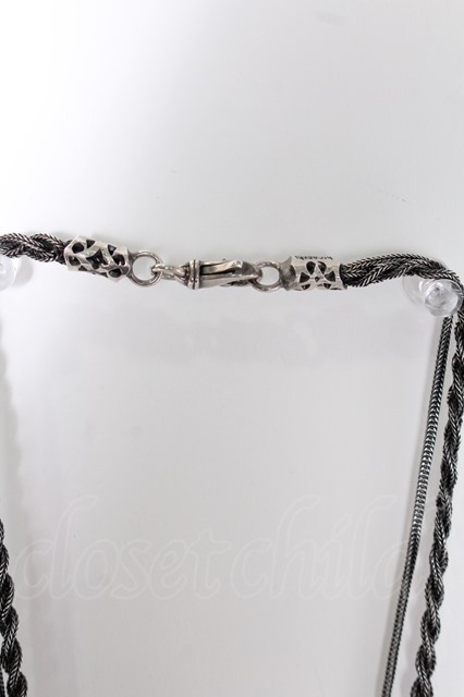 【SALE】Emanuele Bicocchi ネックレス.ダブルチェーン /シルバー/