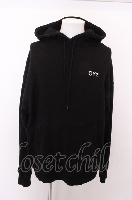 【SALE】OY パーカー.ドッキングプルオーバー /ブラック/