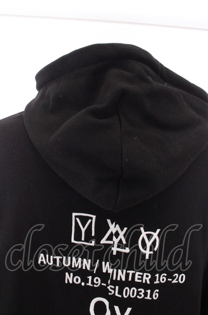 【SALE】OY パーカー.ドッキングプルオーバー /ブラック/