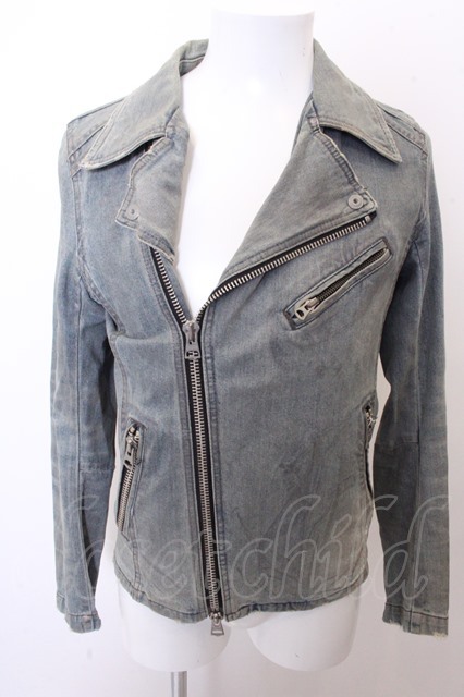 CIVARIZE ジャケット.Evil加工デニムライダース