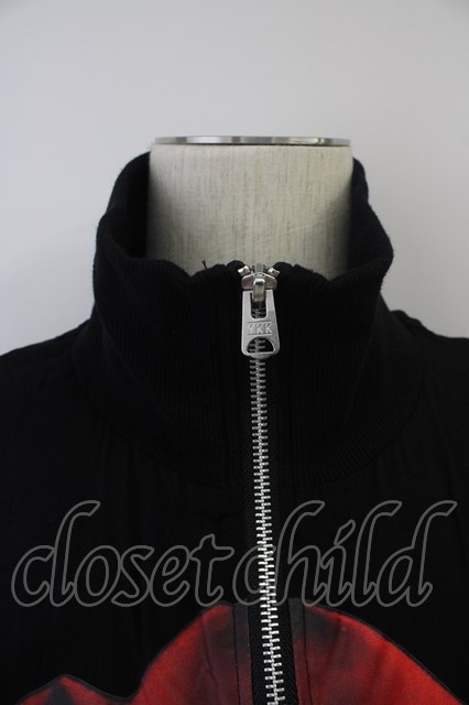 CIVARIZE【シヴァーライズ】ローズプリントハイネックジップブルゾン