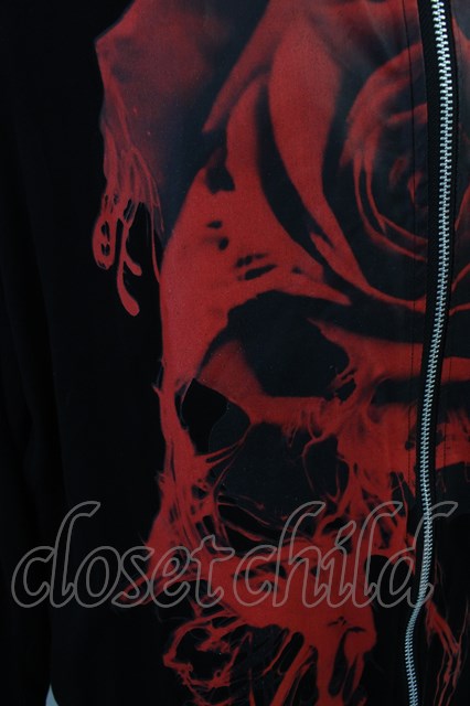 CIVARIZE ジャケット.ローズプリントハイネックジップブルゾン