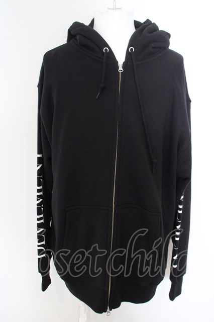 Moonage Devilment（清春） / Print Over Hoodie パーカー 46 ブラック O-24-04-23-034-MO-to-YM-ZT279