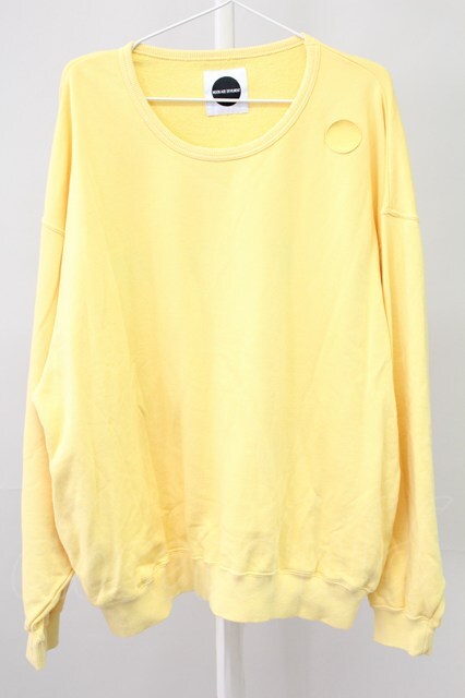 Moonage Devilment / Embroidery Pull Over トレーナー 46 イエロー T-25-11-10-023-Mo-to-YM-ZT