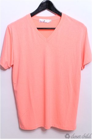 画像: 【新品アウトレット】セレクトウェア カラーVネックTシャツ /ピンク/L B-18-08-12-001b-1-ts-0-m-NA-ZT-M098