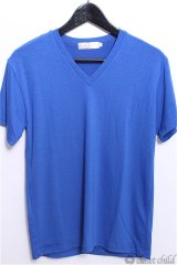 画像: 【新品アウトレット】セレクトウェア Tシャツ.カラーVネックTシャツ /ホワイト/L B-18-08-12-004b-1-ts-0-m-NA-ZT-M098