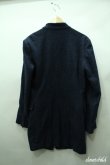 画像3: 【セール】SCHLUSSEL コート.ノーカラーウールチェスター /ネイビー/ O-21-01-08-012-SC-ou-YM-ZT-M129 (3)