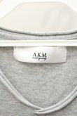 画像2: 【SALE】AKM Tシャツ.Vネック /グレー/S O-21-07-24-021-AK-ts-YM-ZT210 (2)