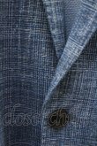 画像2: 【WINTERセール】HIGH STREET ジャケット.ＢＥＬ＆ＣＯチェックプリントジャージ 【現在買取対象外】 /ブルー/S O-21-08-15-002-HI-ja-YM-ZT194 (2)