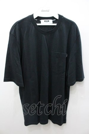 画像: 【SALE】MSGM Tシャツ.カラーロゴ /ブラック/S O-21-08-17-030-Wr-ts-YM-ZT032