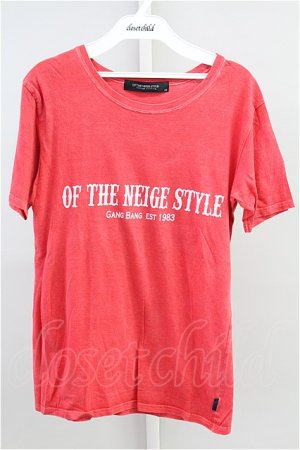 画像: 【SALE】OF THE NEIGE STYLE Tシャツ.EAGLE BANG【現在買取対象外】 /レッド/42 T-21-09-17-003-OF-ts-NA-ZT053