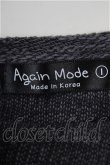 画像6: 【新品アウトレット】韓国ブランド AgainMode  トップス /グレー/- 21-10-19-005l-1-to-AG-m-NA-ZT-M097 (6)