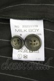 画像6: 【SALE】MILKBOY ジャケット.ストライプ4B /カーキ/F T-21-11-19-004-MI-ja-KN-ZT305 (6)