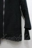 画像4: 【SALE】gene parfum ジャケット.W-face Wool HighNeck Hooodie /ブラック/36 O-21-11-30-038-GE-ja-YM-ZT256 (4)