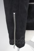 画像4: 【SALE】NO ID. ジャケット.フェイクスエードWライダース /ブラック/2 T-22-01-26-009-NO-ja-KN-ZT025 (4)