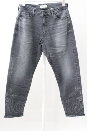 画像: 【SALE】VANQUISH パンツ.Sakura print Stretch Tapered Denim /ブラック/30 T-22-01-28-011-VA-pa-KN-ZT264