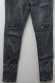 画像3: 【セール】JURY BLACK パンツ.ステッチダメージスキニー /ブラック/L O-22-05-16-076-JU-pa-YM-ZT327 (3)