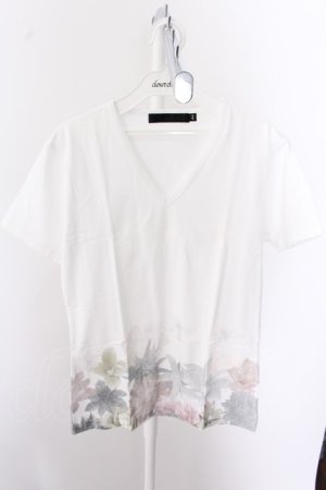画像: 【SALE】FUGA Tシャツ.MARCIALE グラデーションフラワー /ホワイト/44 O-22-06-07-077-FU-ts-YM-ZT369