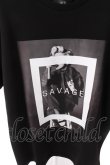 画像2: 【SALE】ATTI Tシャツ.SAVAGE ストレッチワイド /ブラック/- O-22-06-13-080-ET-ts-YM-ZT381 (2)