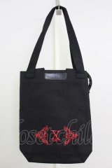 画像: 【SALE】X JAPAN バッグ.X JAPAN刺繍 /ブラック×レッド/- T-22-06-24-023-XJ-za-KN-ZT309