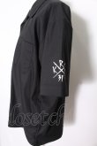 画像3: 【SALE】KRY clothing シャツ.NAMIDA WORK　オープンカラー開襟 /ブラック/XXL O-22-06-27-074-KR-sh-YM-ZT392 (3)