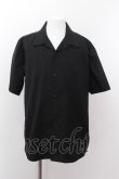 画像4: 【SALE】KRY clothing シャツ.NAMIDA WORK　オープンカラー開襟 /ブラック/XXL O-22-06-27-074-KR-sh-YM-ZT392 (4)