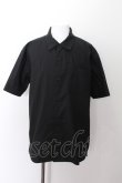 画像5: 【SALE】KRY clothing シャツ.NAMIDA WORK　オープンカラー開襟 /ブラック/XXL O-22-06-27-074-KR-sh-YM-ZT392 (5)