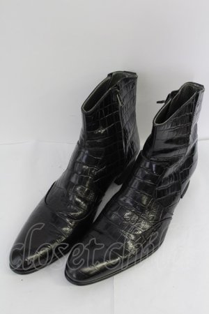 画像: 【SALE】5351pour les Hommes ブーツ.クロコ型押し /ブラック/46 T-22-06-29-026-53-sho-KN-ZT1000