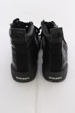 画像2: 【SALE】DIESEL スニーカー.ジップディテールレザーハイカット【現在買取対象外】 /ブラック/EUR43 T-22-07-01-008-DI-za-KN-ZT1000 (2)