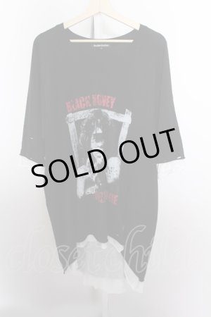 画像: 【WINTERセール】BLACK HONEY CHILI COOKIE（Roen） Tシャツ.B.H.C.C JIM MORRISON /ブラック/4 O-22-07-24-050-BL-ts-YM-ZT115