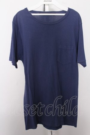 画像: 【SALE】NO ID. Tシャツ.C天竺C/N /ブルー/1 O-22-08-04-049-NO-ts-YM-ZT409
