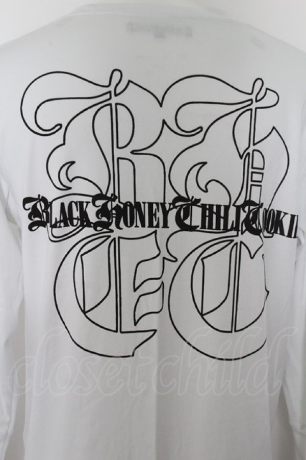 画像4: 【SALE】BLACK HONEY CHILI COOKIE（Roen） カットソー.Big Logo L/S /ホワイト/2 O-22-08-30-001-BL-to-YM-OS-ZT398 (4)