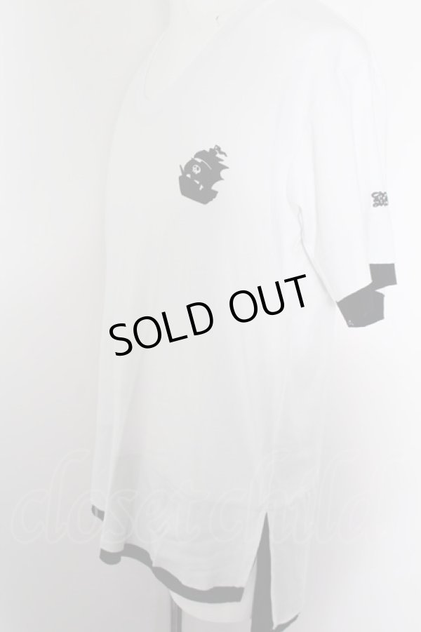 画像3: 【WINTERセール】BLACK HONEY CHILI COOKIE（Roen） Tシャツ.Pirates /ホワイト/2 O-22-08-30-002-BL-ts-YM-ZT226 (3)