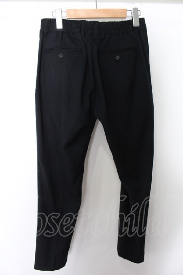 画像5: 【SALE】NO ID. BLACK パンツ.ストレッチテーパードアンクルイージートラウザーズ /ブラック/2 O-22-08-31-115-NO-pa-YM-ZT407 (5)