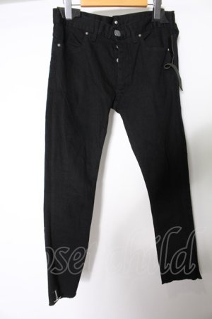 画像: 【SALE】青激-SEIGEKI-（FAGASSENT パンツ.12oz original stretch BLACK cropped /インディゴ/26 O-22-09-04-070-ET-pa-YM-ZT502